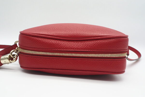 imgrc0095530952 Gucci Soho Small Disco Leather Shoulder Bag Red