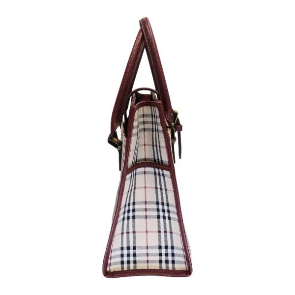 imgrc0095694415 Burberry Check Pattern Handbag Beige Red