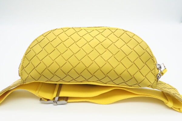 imgrc0095761250 Bottega Veneta Rubber Mirabell Body Bag Yellow