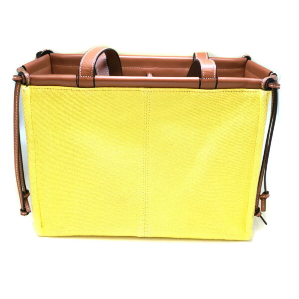 imgrc0096009398 Loewe Cushion Tote Small Canvas Yellow