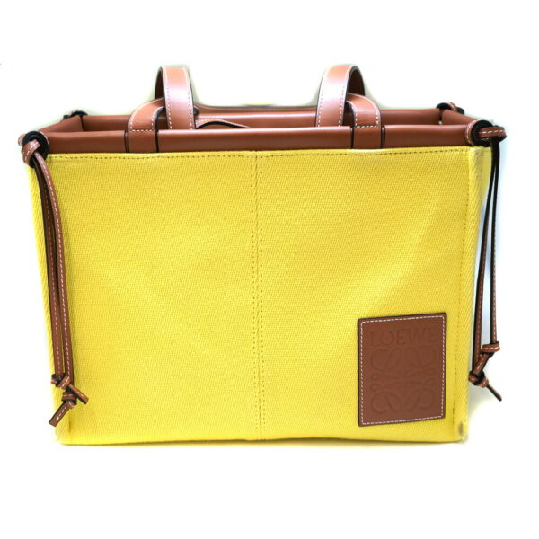 imgrc0096009399 Loewe Cushion Tote Small Canvas Yellow