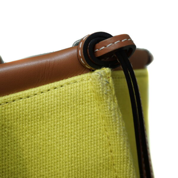 imgrc0096009513 Loewe Cushion Tote Small Canvas Yellow