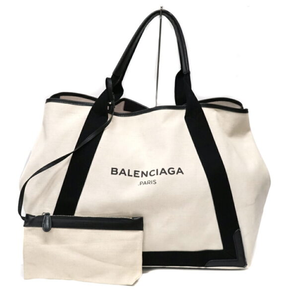 imgrc0096076965 Balenciaga Blue Cabas M Bag Black