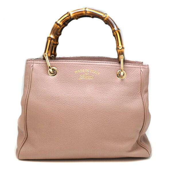 imgrc0096078094 Gucci 2WAY Bag Bamboo Leather Pink