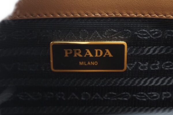 imgrc0096291293 Prada Saffiano Leather 2way Handbag Beige