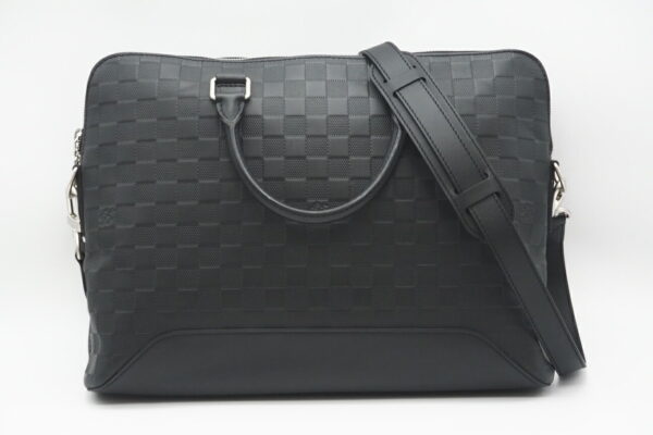 imgrc0096940154 Louis Vuitton Damier Infini Avenue Briefcase Black