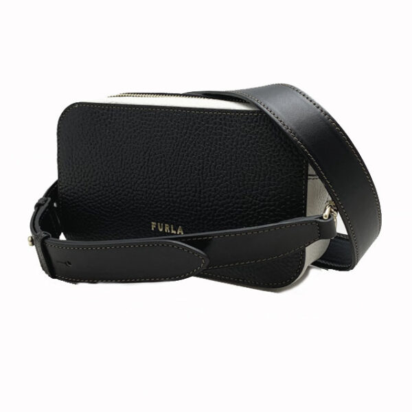 imgrc0097592396 Furla Primula Mini Camera Bag Black White