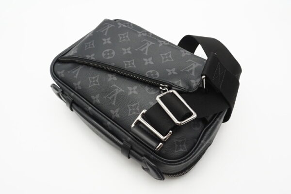 imgrc0097932169 Louis Vuitton Monogram Eclipse Bum Bag Black Gray