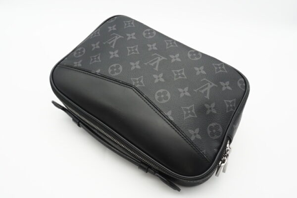 imgrc0097932170 Louis Vuitton Monogram Eclipse Bum Bag Black Gray