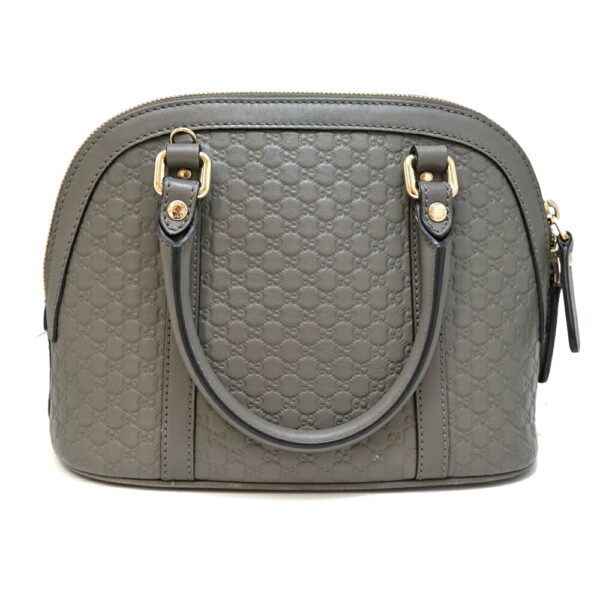 imgrc0098010236 Gucci 2WAY Handbag Micro Guccisima Leather Gray