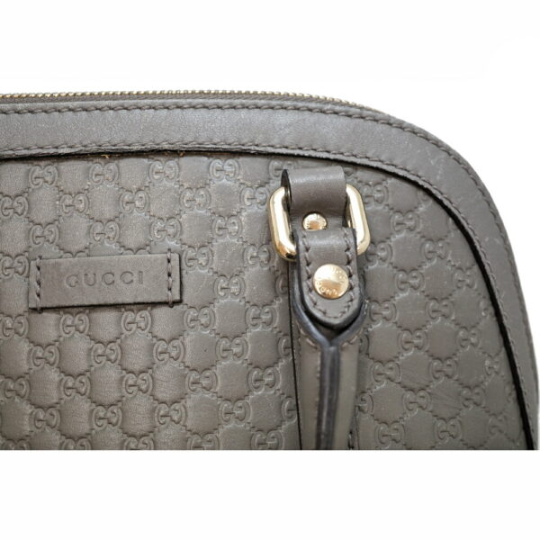 imgrc0098010240 Gucci 2WAY Handbag Micro Guccisima Leather Gray