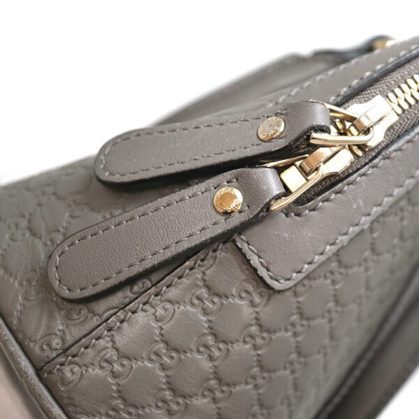 imgrc0098010249 Gucci 2WAY Handbag Micro Guccisima Leather Gray