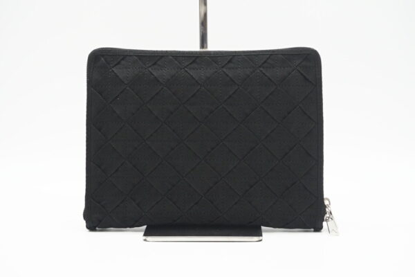 imgrc0098216078 Bottega Veneta Maxi Intrecciato Nylon Clutch Bag Black