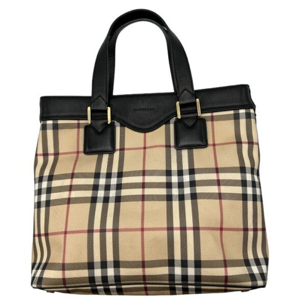 imgrc0098315747 Burberry Check Tote Bag Beige Black