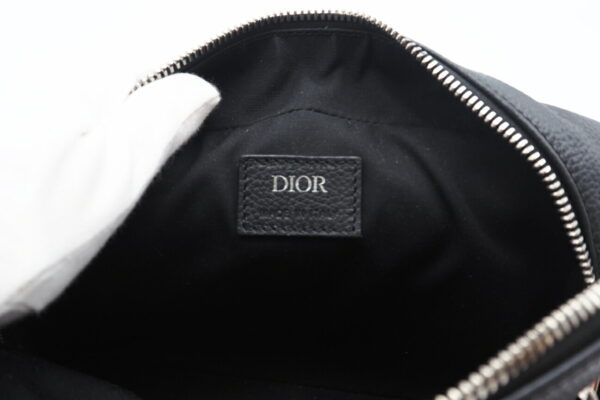 imgrc0098632823 Dior Grained Calfskin Safari Messenger Bag Black