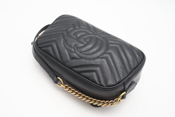 imgrc0098632865 Gucci GG Marmont Quilted Small Shoulder Bag Black