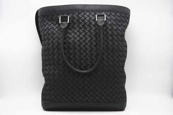 imgrc0098636088 Bottega Veneta Intrecciato Leather 2way Bag Black