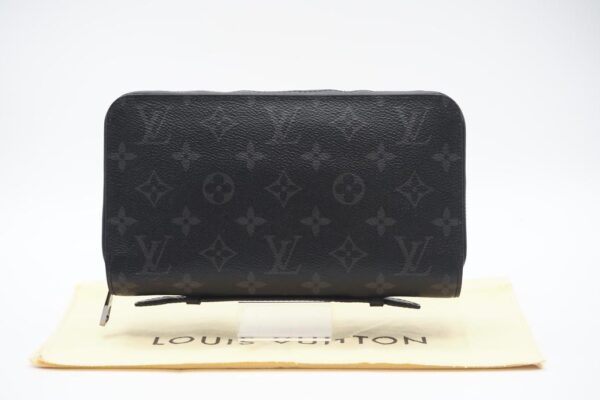 imgrc0098636704 Louis Vuitton Monogram Eclipse Zippy XL Travel Case Black Gray