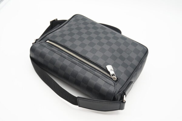 imgrc0098893349 Louis Vuitton Damier Graphite District PM Shoulder Bag Black