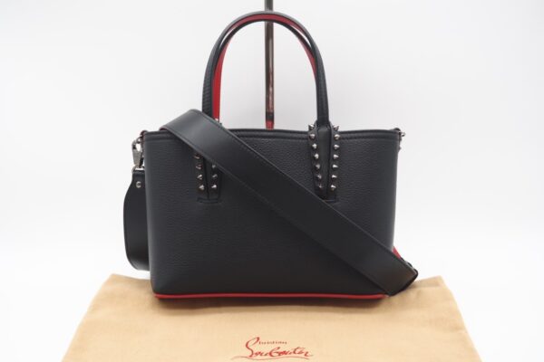 imgrc0098893372 Christian Louboutin Kabata Mini 2way Bag Black Red Brown