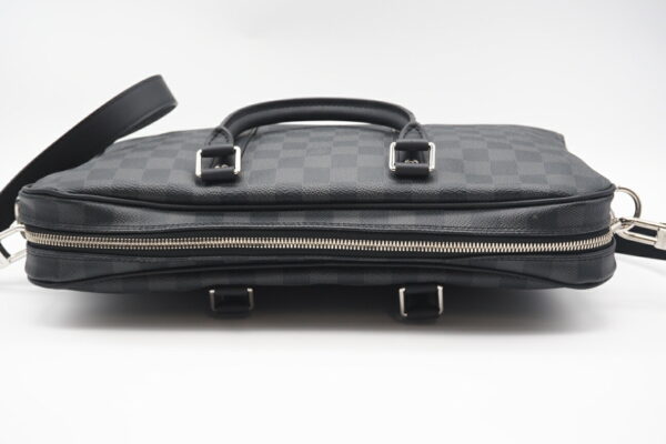 imgrc0098893399 Louis Vuitton Damier Graphite Porte Voyage Briefcase Black