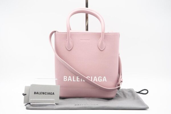 imgrc0098897615 Balenciaga Ville XXS Leather 2way Shoulder Bag Pink White