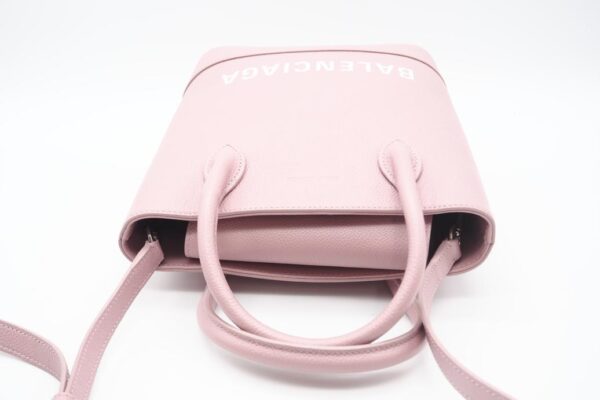 imgrc0098897621 Balenciaga Ville XXS Leather 2way Shoulder Bag Pink White