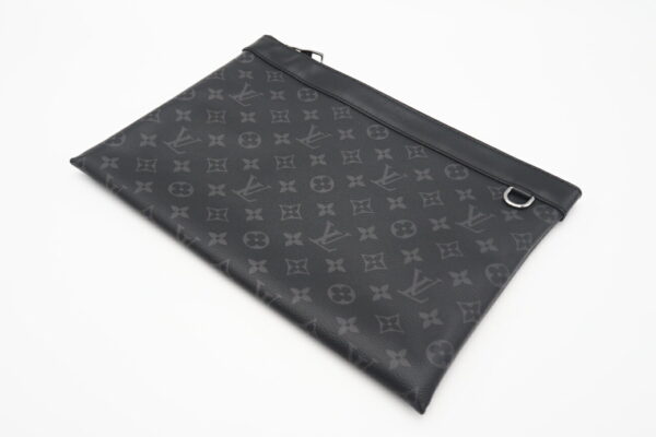 imgrc0099038398 Louis Vuitton Eclipse Pochette Discovery Clutch Bag Black