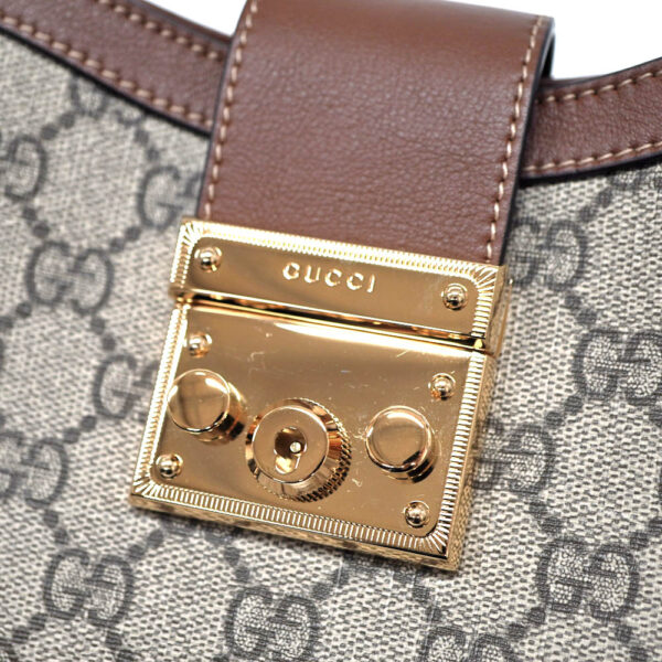 imgrc0099470319 Gucci Padlock Small Shoulder Bag Leather Brown