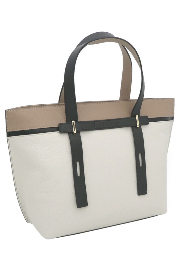 imgrc0099520040 Furla Giove Tote Bag White Beige Black