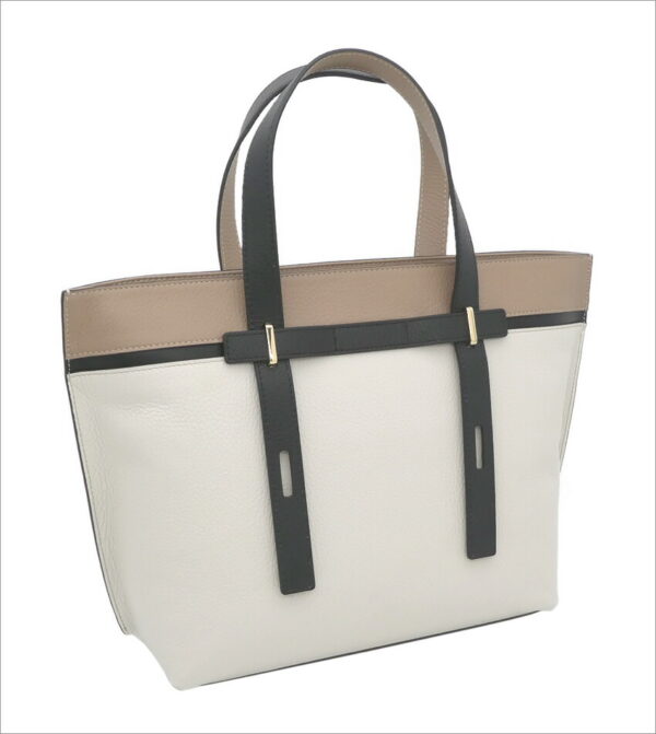 imgrc0099520044 Furla Giove Tote Bag White Beige Black