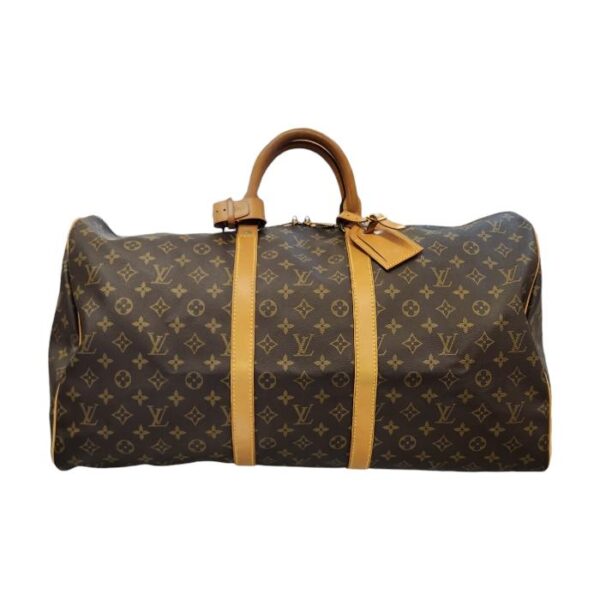 imgrc0099521553 Louis Vuitton Monogram Keepall 55 Bag Brown