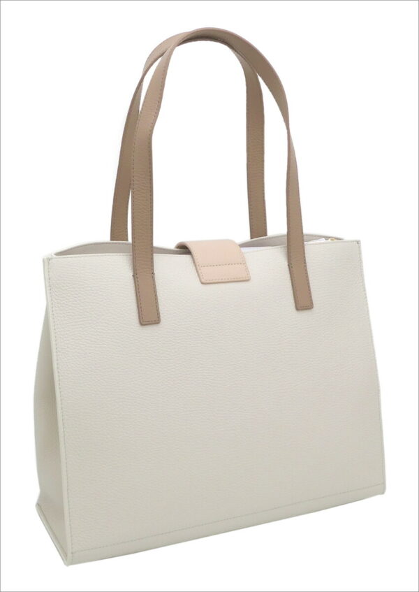 imgrc0099637313 Furla 1927 Tote Bag White Beige Greige