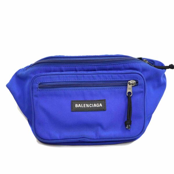 imgrc0100456258 Balenciaga Body Bag Nylon Blue