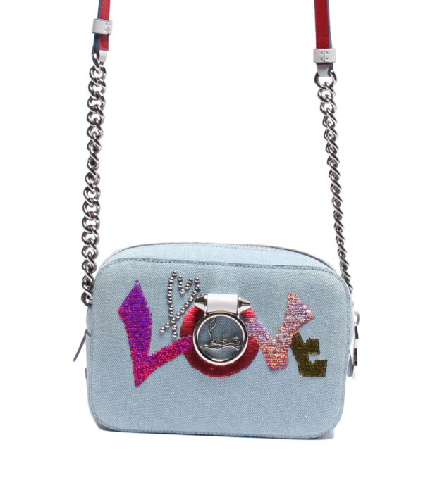 imgrc0100538458 Christian Louboutin Love Sequins Crossbody Shoulder Bag