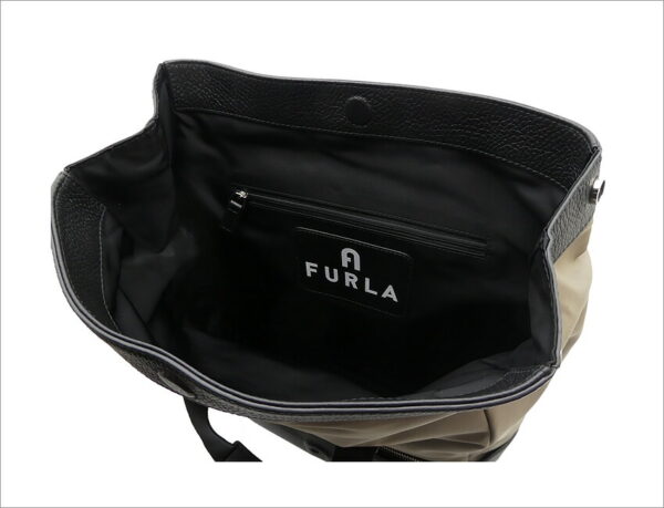 imgrc0104983814 Furla Urban Backpack Leather Mocha Black