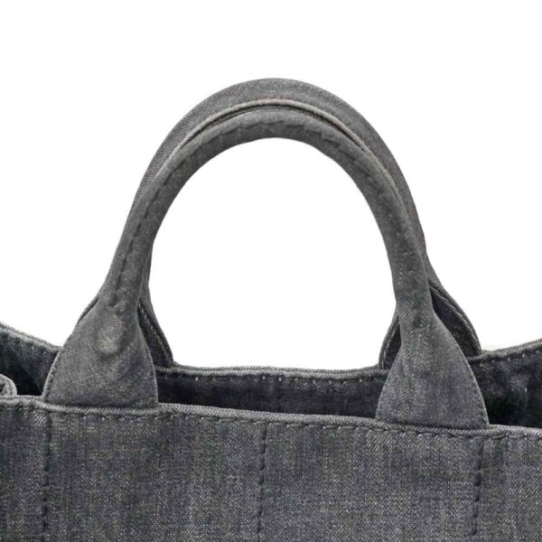 k21 104 4 Prada Kanapa Tote 2WAY Denim Nero