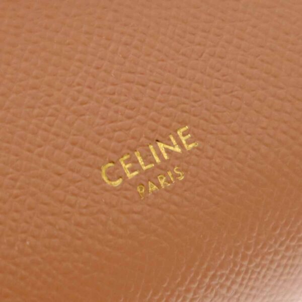 k21 3358 8 Celine Belt Calf Leather Suede Pico Bag Pink Beige