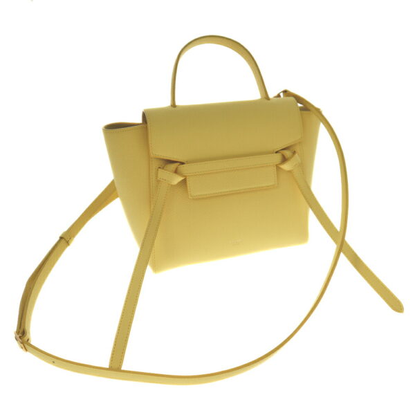 k21 5271 3 Celine Belt Nano Handbag Yellow