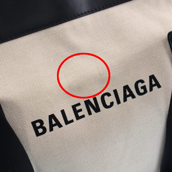 k21 875 5 Balenciaga Shopping Tote Large Bag Canvas White Black