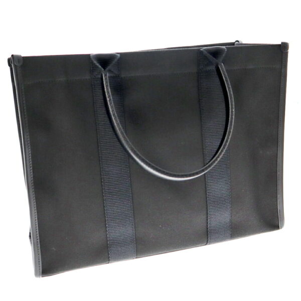 k22 4975 2 Balenciaga 2WAY Tote Bag Canvas Leather Black