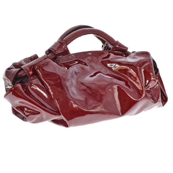 k22 8194 2 Loewe Nappa Aire Enamel Patent Leather Handbag Red