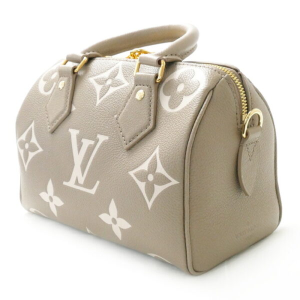 k23 105 1 2 Louis Vuitton Speedy Bandouliere 20 2Way Shoulder Bag Bicolor Empreinte Crème