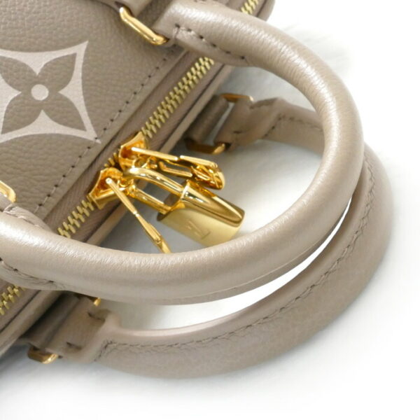 k23 105 1 4 Louis Vuitton Speedy Bandouliere 20 2Way Bicolor Empreinte Crème