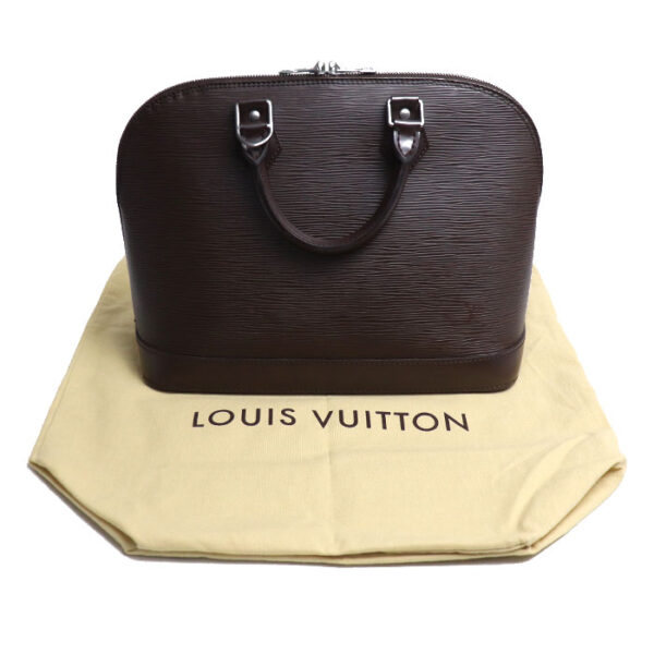 k23 1803 1 1811 Louis Vuitton Alma Handbag Epi Mocha