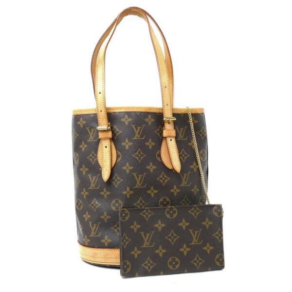 k23 1963 1 1 Louis Vuitton Bucket PM Tote Bag Monogram