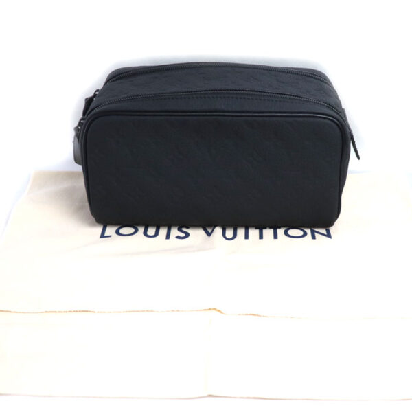 k23 2005 1 7 Louis Vuitton Dop Kit Shoulder Bag Monogram Taurillon Leather Black