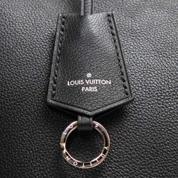 k23 2353 1 2357 Louis Vuitton Lock Me Go Tote Bag Black