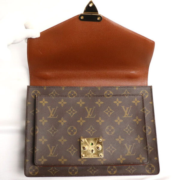 k23 2555 1 2559 Louis Vuitton Monceau Shoulder Bag Monogram Brown