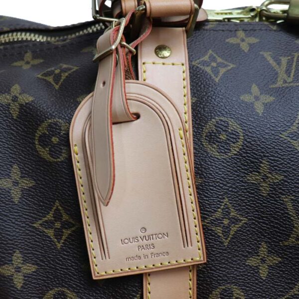 k23 2708 1 2716 Louis Vuitton Keepall Bandouliere 55 Bag Monogram Brown